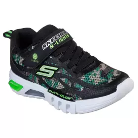 Børne Sneakers - SKECHERS - Skechers Boys Flex-Glow  400017N CAMO