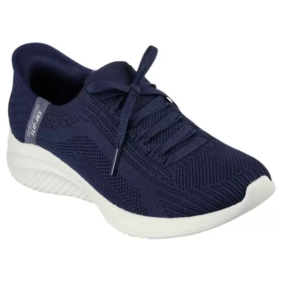 Dame Sneakers - SKECHERS - Skechers Womens Ultra Flex Slip-Ins 149710 NVY