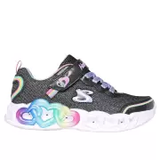 Børne Sneakers - SKECHERS - Skechers Girls Infinite Heart Lights 303751L BKMT