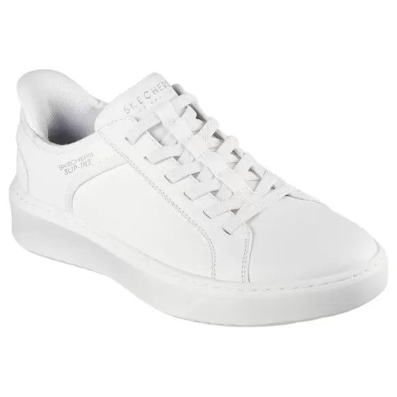 Herre Sneakers - SKECHERS - Skechers COURT BREAK DOUBLE VENTED 183177 WHT